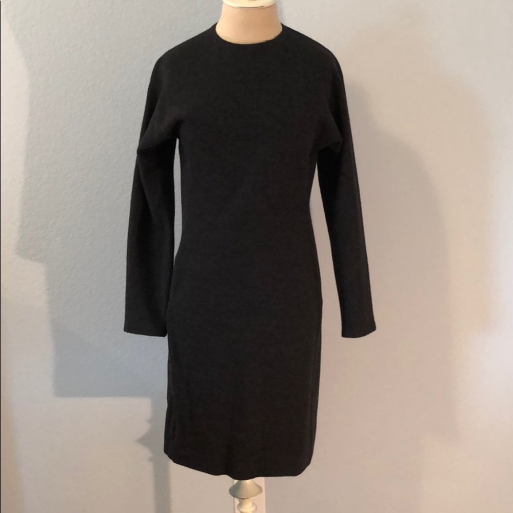 Geoffrey Beene Grey Wool Dress